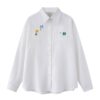 White Blossom Relaxed Long Sleeve