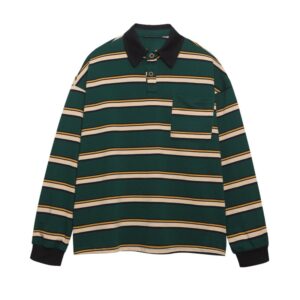 Street Style Retro Green Long Sleeve