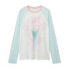 Casual Sweetheart Style Long Sleeve