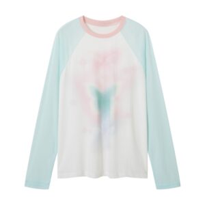 Casual Sweetheart Style Long Sleeve