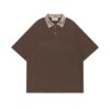 Vintage Plaid Lapel T-Shirt