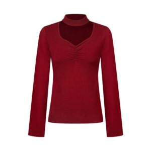 Modern Halterneck Knitwear Long Sleeve
